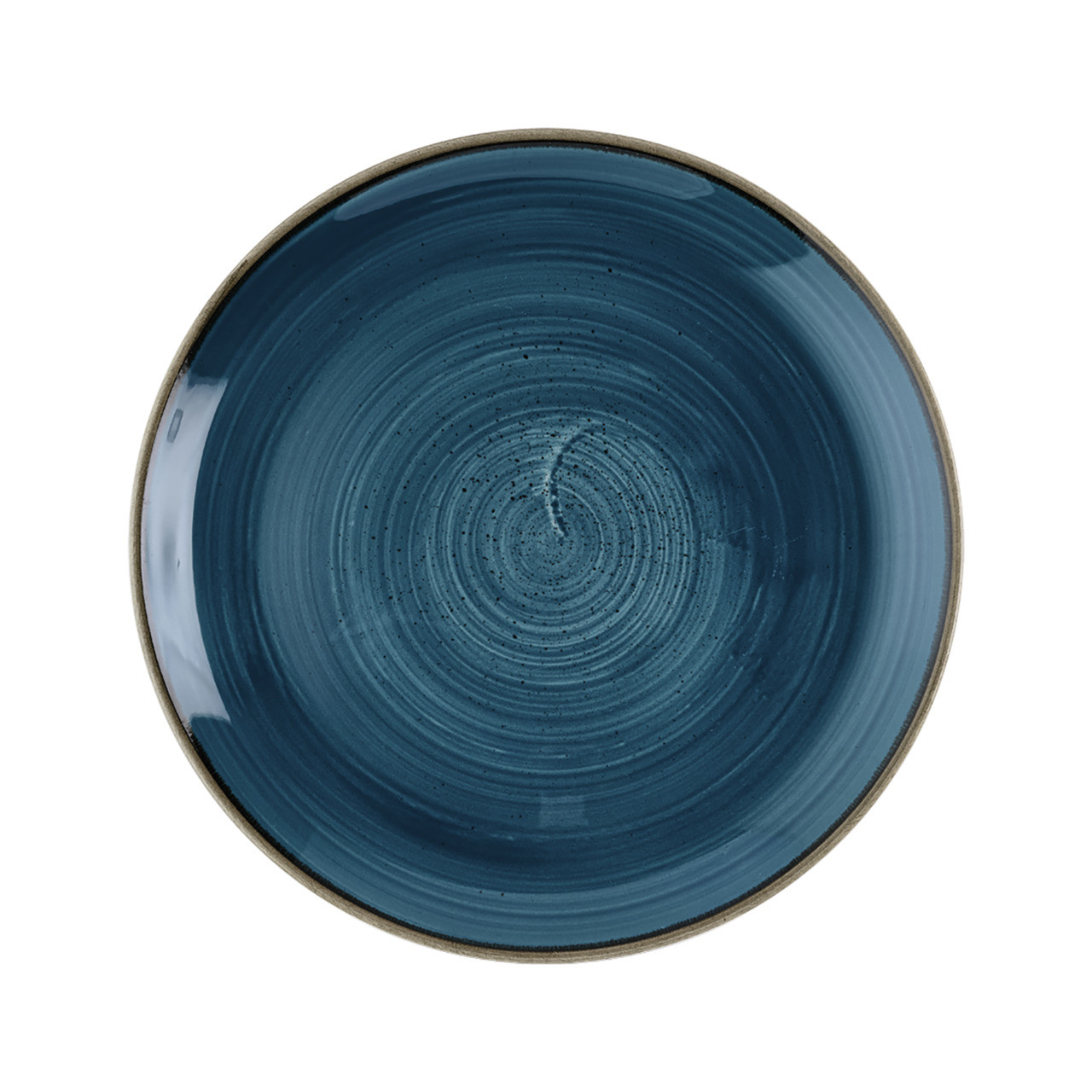 Stonecast, Coupteller flach ø 288 mm Java Blue